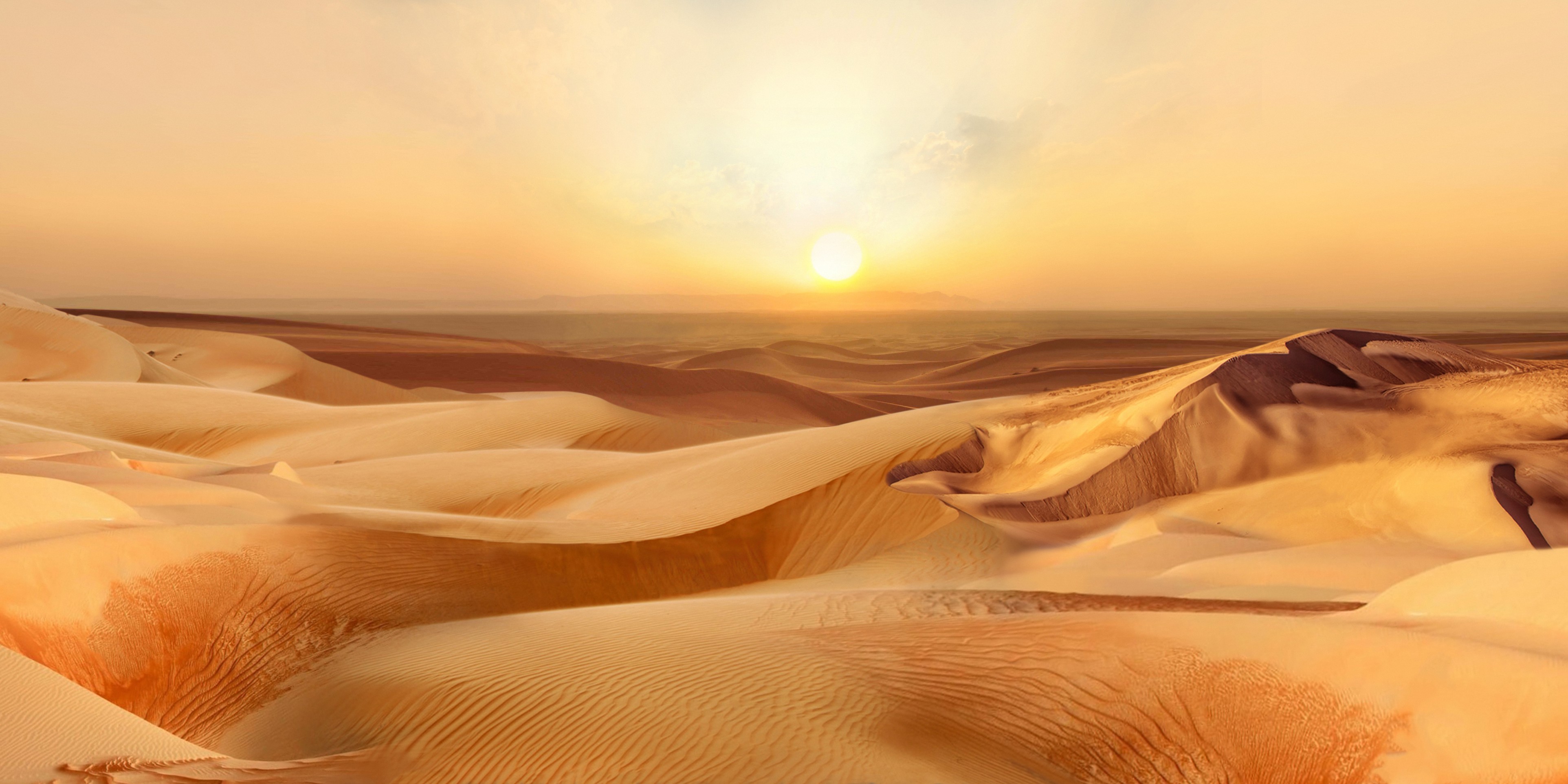 الكثبان الرملية في الصحراء المغربية